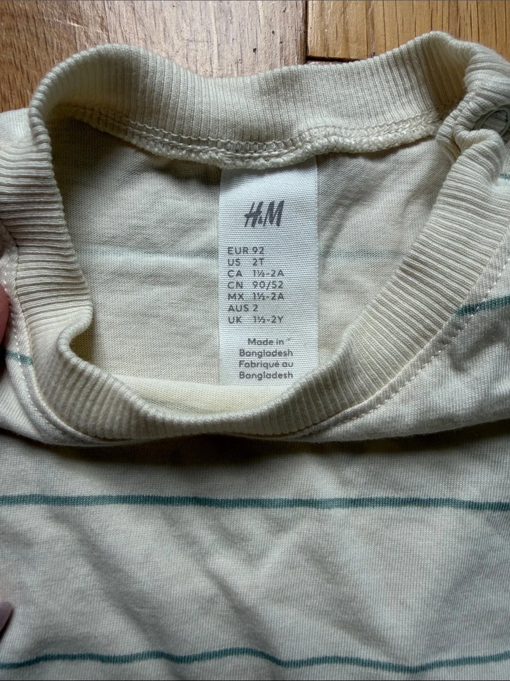 H&M Cotton Overall & Shirt Set